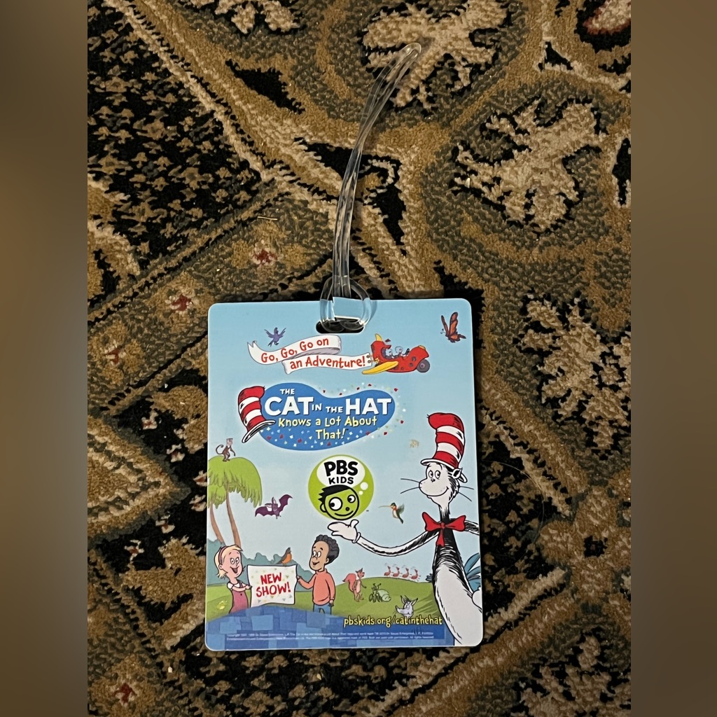 Cat In The Hat Kids Luggage Tag Pbs Kids Cat In The Hat Kids Luggage Tag Pbs Kids